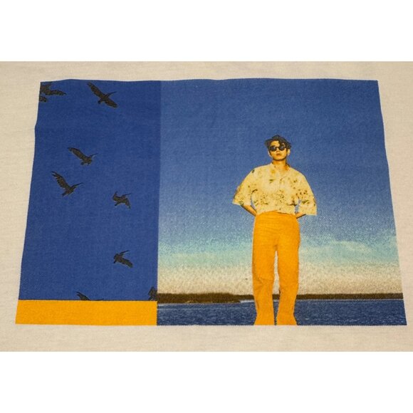 Eric Nam 2022 World Tour T-ShirBeige Size L Cotton Graphic Tee Unise - Picture 3 of 8